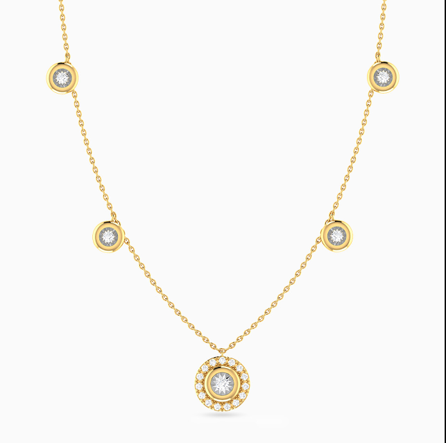 Dây chuyền choker vàng biểu tượng của sự quý phái và sang trọng 1