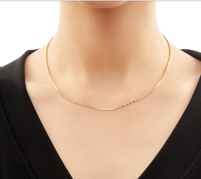 Dây chuyền nam vàng 18k mi hồng toát lên vẻ đẹp cuốn hút và phong cách 1