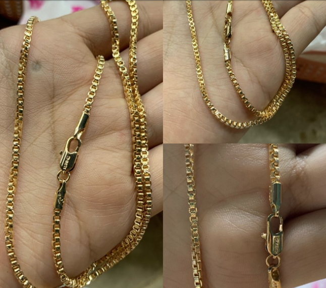 Dây chuyền nam vàng 18k mi hồng toát lên vẻ đẹp cuốn hút và phong cách 2