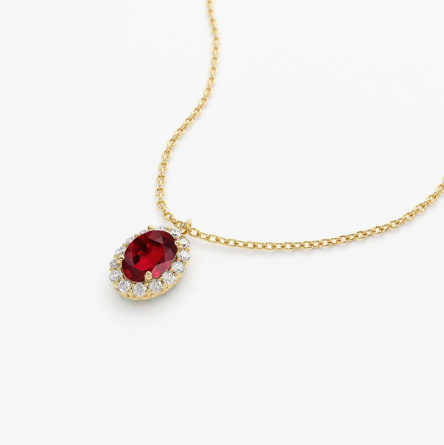 Dây chuyền ruby mang lại cảm giác sang trọng và cuốn hút 4