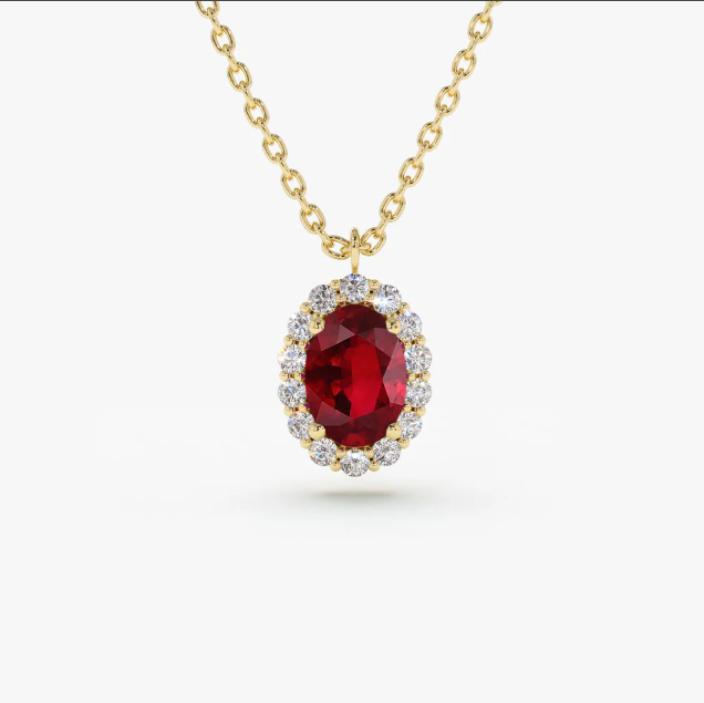 Dây chuyền ruby mang lại cảm giác sang trọng và cuốn hút
