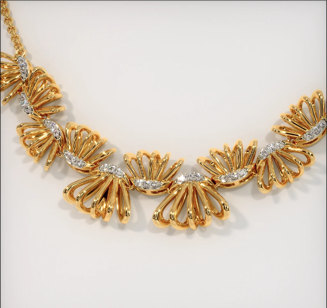 Dây chuyền vàng 18k 4 chỉ với chất lượng vàng cao cùng thiết kế tinh tế 1