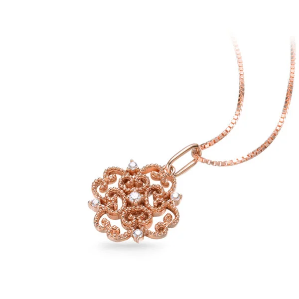 Dây chuyền vàng hồng 18k biểu tượng của sự sang trọng và tinh tế 1