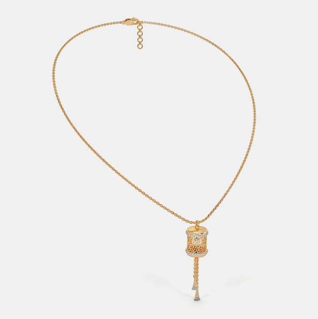 Dây chuyền vàng nữ 18k 3 chỉ thể hiện sự quý phái, sang trọng 4