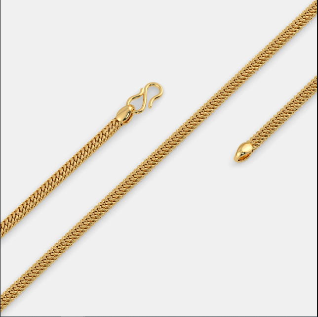Dây chuyền xoắn vàng 18k 3 chỉ mang lại cảm giác tự tin và quý phái 3