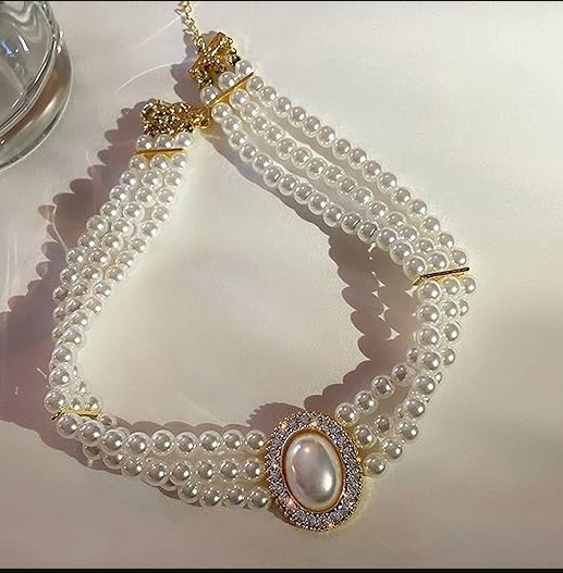 Vòng cổ choker ngọc trai mang lại vẻ đẹp lộng lẫy và thể hiện đẳng cấp 2