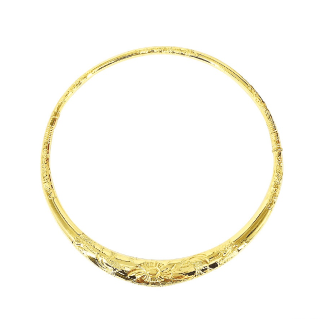 Kiềng cổ vàng 18k 1 chỉ tôn lên vẻ đẹp dịu dàng và thanh lịch 