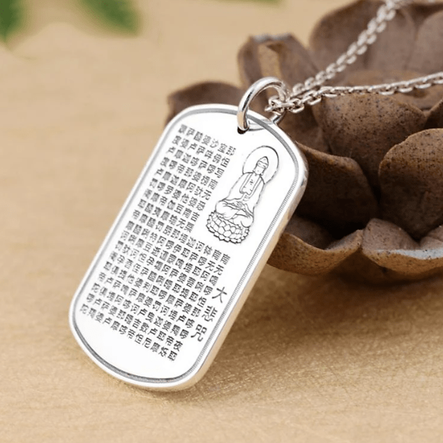 Mặt dây chuyền chú đại bi cầu nguyện cho sự bình an, may mắn