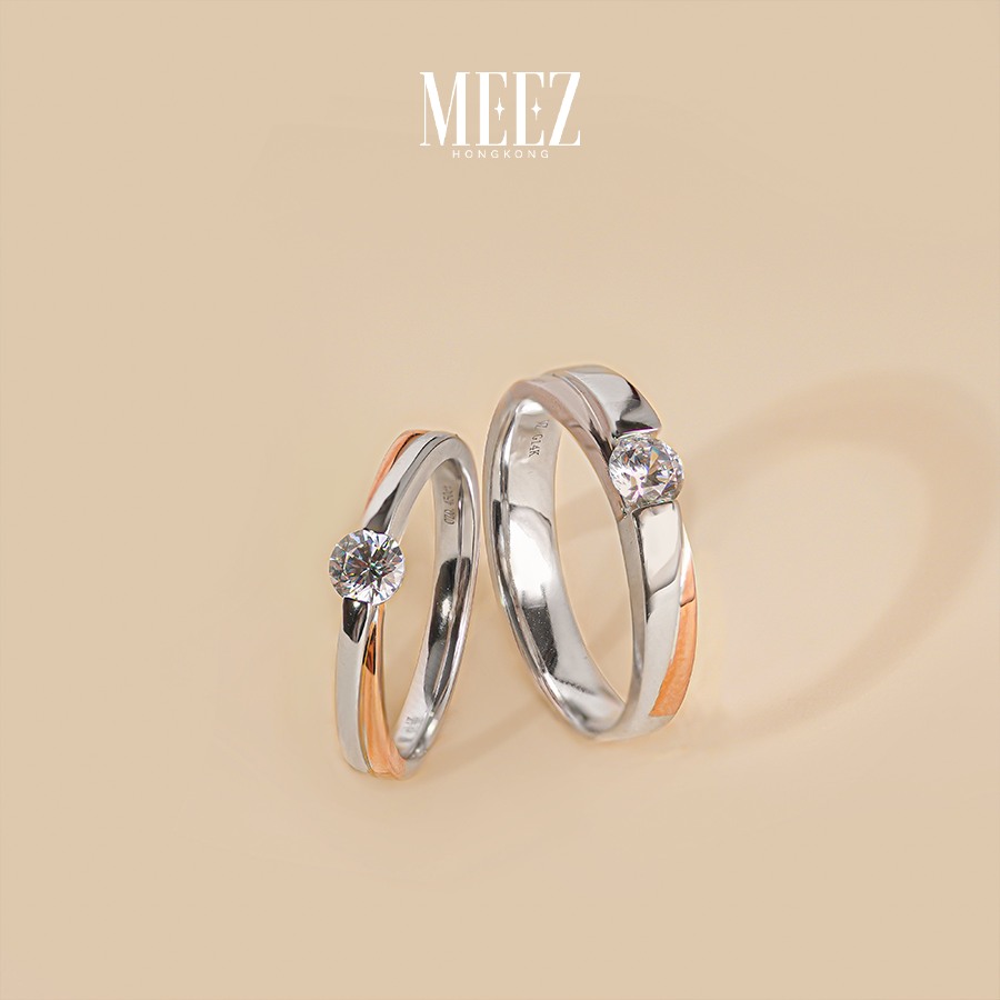 Mẫu nhẫn cưới vàng 18k đẹp & sang trọng
