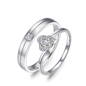 Cặp nhẫn cưới kim cương Dylan’s Promise