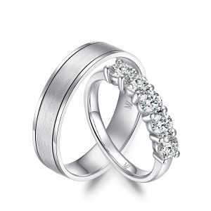 Cặp nhẫn cưới kim cương Samuel’s Promise