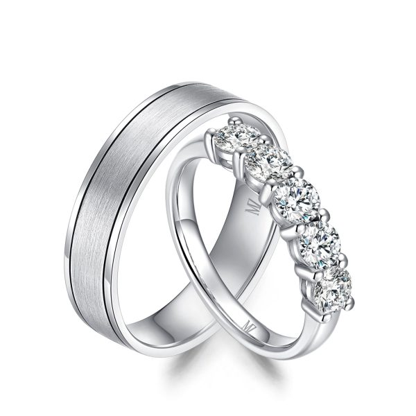 Cặp nhẫn cưới kim cương Samuel’s Promise