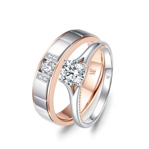 Cặp nhẫn cưới kim cương Isaac’s Promise