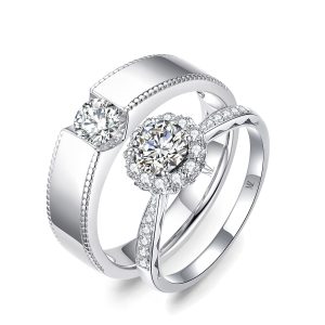 Cặp nhẫn cưới kim cương Brody’s Promise
