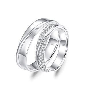 Enjoy Love Diamond Wedding Rings