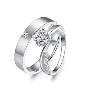Cặp nhẫn cưới kim cương Daniel’s Promise