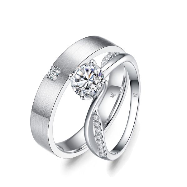 Cặp nhẫn cưới kim cương Daniel’s Promise