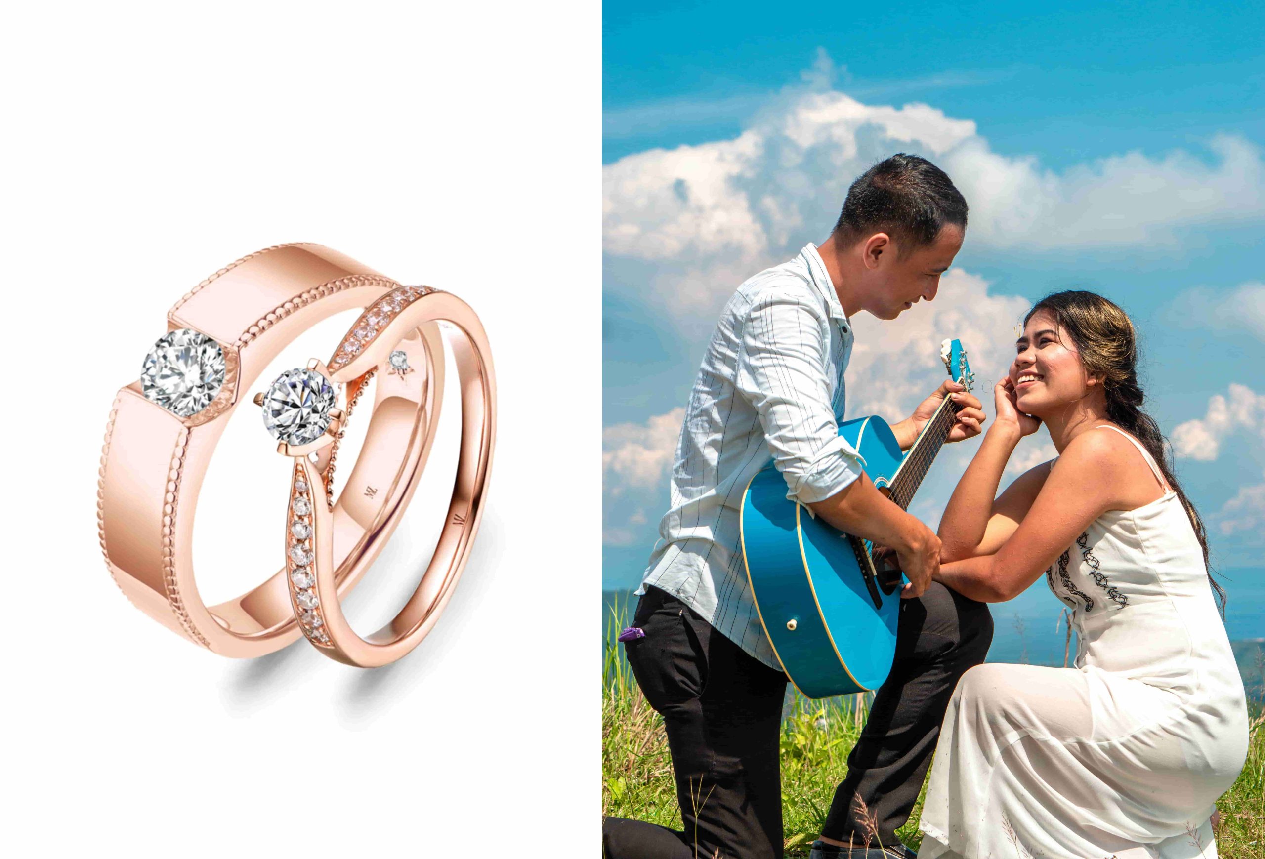 Sự khác biệt giữa nhẫn đính hôn cặp và nhẫn cưới