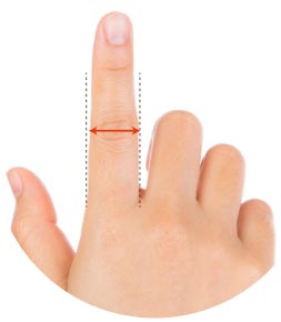 Khớp ngón tay ảnh hưởng đến việc chọn size nhẫn